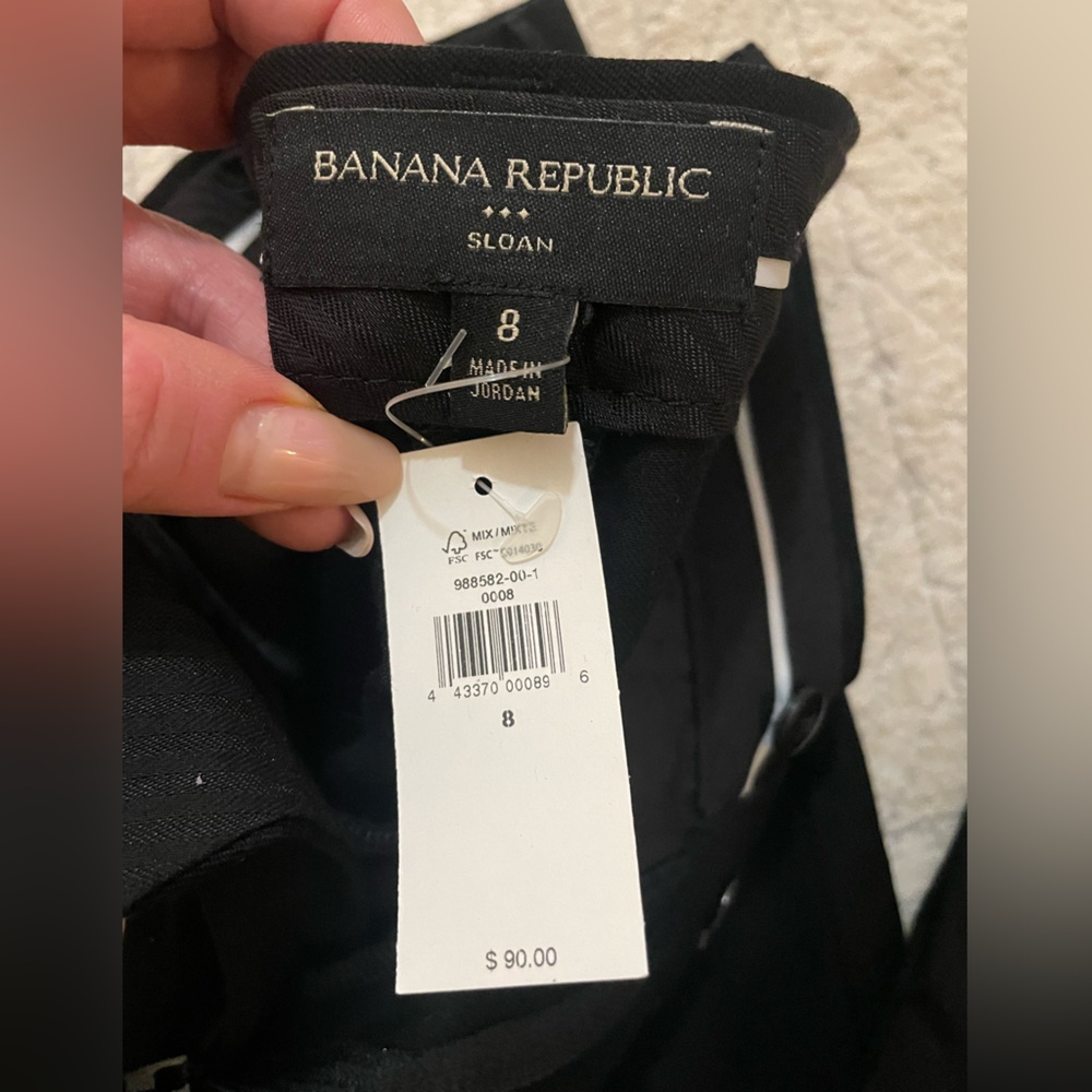 Banana Republic | Black Sloan Ankle Pant Sz 8 - Picture 3 of 3
